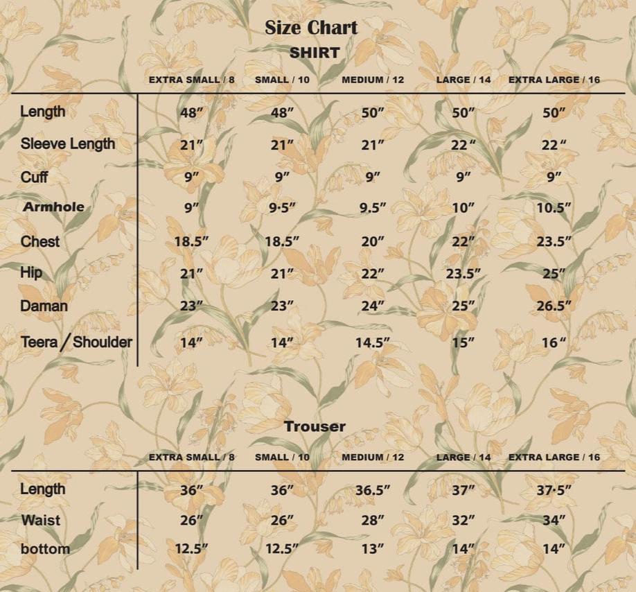 Ivory Flora | 2-Piece Stitched Suit