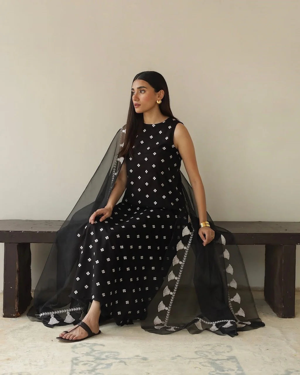 Black & White Full Sleeves |3-piece