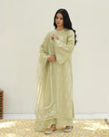 Apple Green Lawn 3-piece Stiched Dress